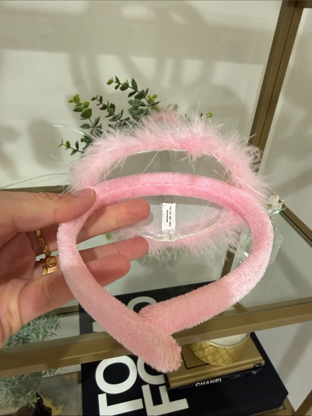 Birthday Princess Pink Glitter Party Hat Headband